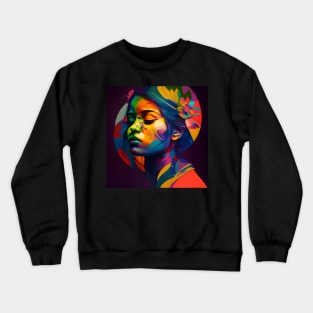 Abstract Portrait. Crewneck Sweatshirt